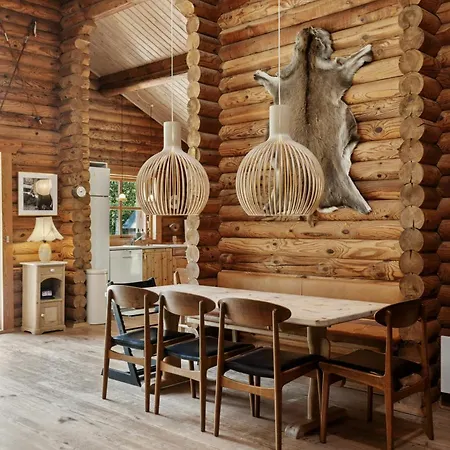 Nordic Log With Views Over The Fields Σπίτι διακοπών