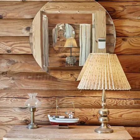 Nyaraló Nordic Log With Views Over The Fields *