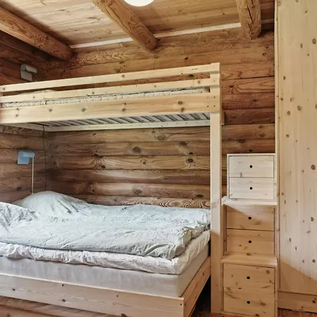 Nordic Log With Views Over The Fields Hals