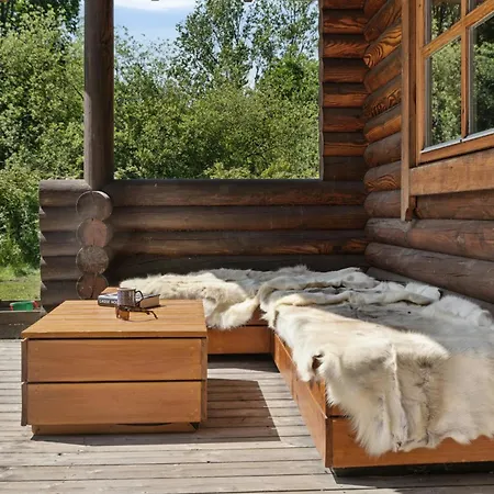 Nordic Log With Views Over The Fields Σπίτι διακοπών Hals