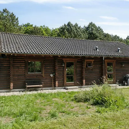 Nordic Log With Views Over The Fields Hals