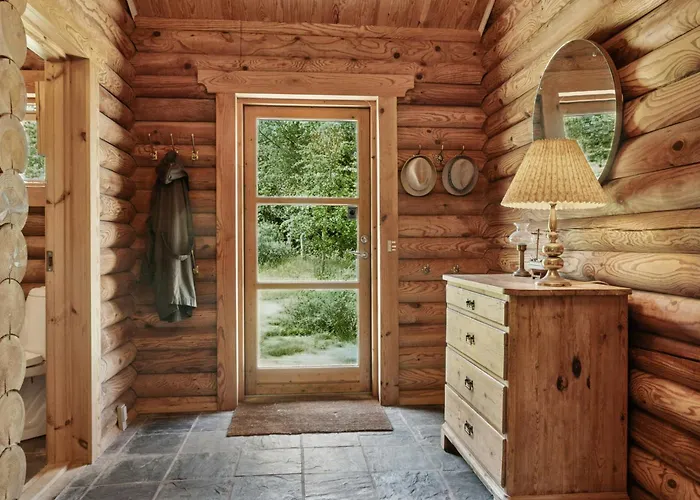 Nordic Log With Views Over The Fields Casa vacanze Hals