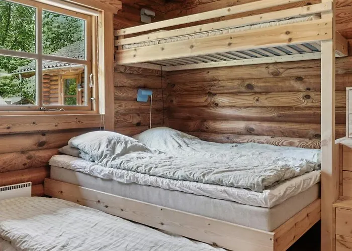 Nordic Log With Views Over The Fields Hébergement de vacances *