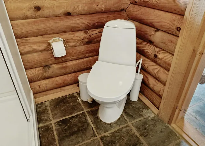 Hébergement de vacances Nordic Log With Views Over The Fields